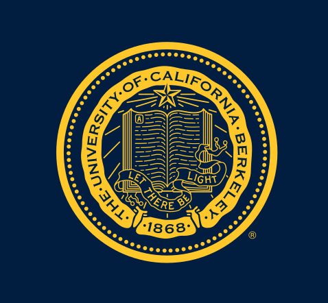 University of California Berkeley seal, gold on blue variant, cell 52