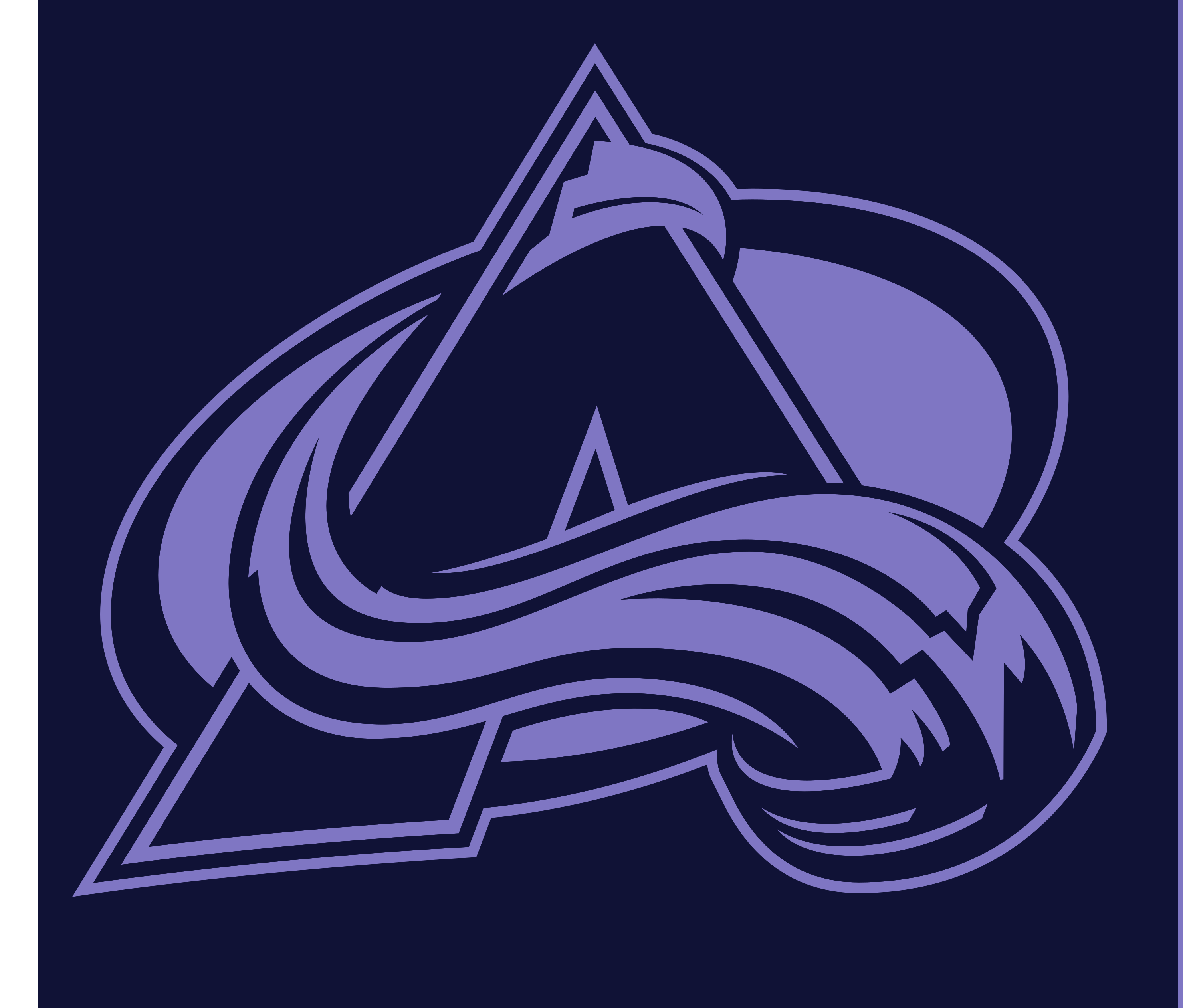 Colorado Avalanche primary logo, full color without R variant