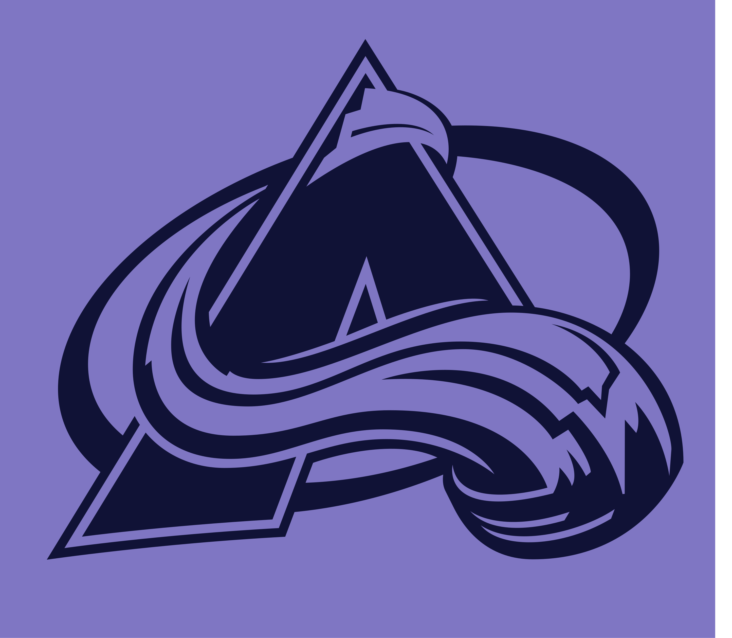 Colorado Avalanche primary logo, full color without R variant