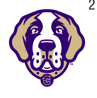 mascot head, purple/gold variant, cell 25