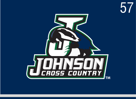 Johnson Cross Country logo, full color on navy variant, cell 57