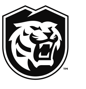 secondary athletic mark, shield tiger black on white variant, cell 24
