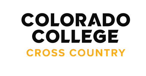 Colorado College Cross Country, black/gold wordmark variant, cell 47