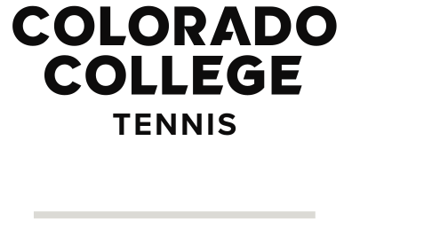 Colorado College Tennis, black wordmark variant, cell 76