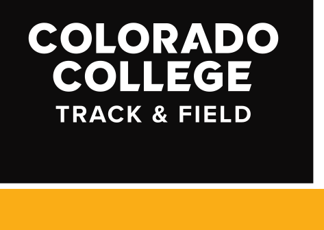 Colorado College Track & Field, white wordmark on black variant, cell 80