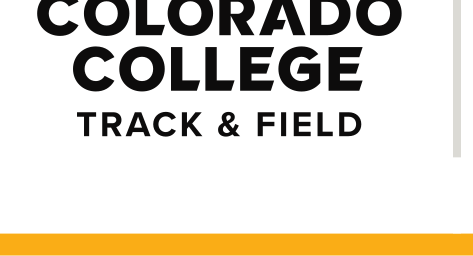 Colorado College Track & Field, black wordmark variant, cell 81