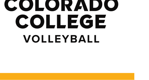 Colorado College Volleyball, black wordmark variant, cell 86