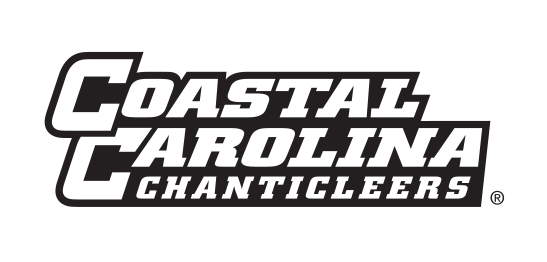 Coastal Carolina Chanticleers wordmark, black/white variant, cell 51