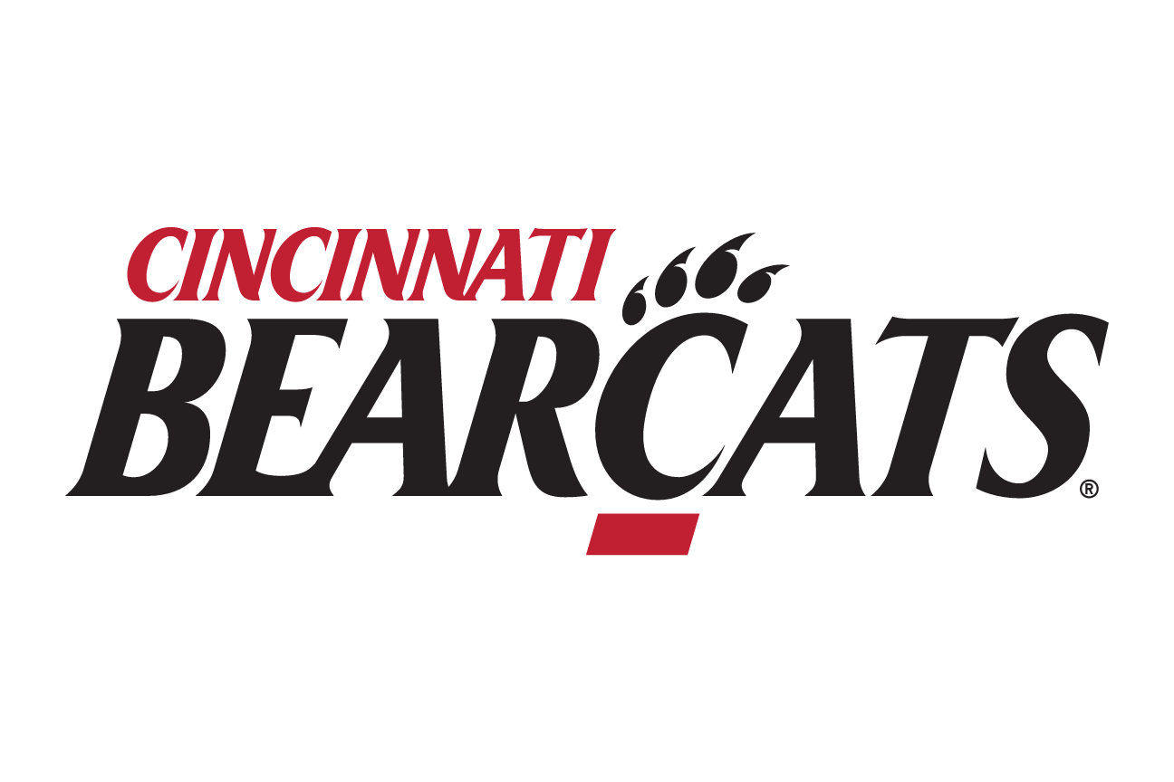 Cincinnati Bearcats wordmark, black/red variant, cell 7