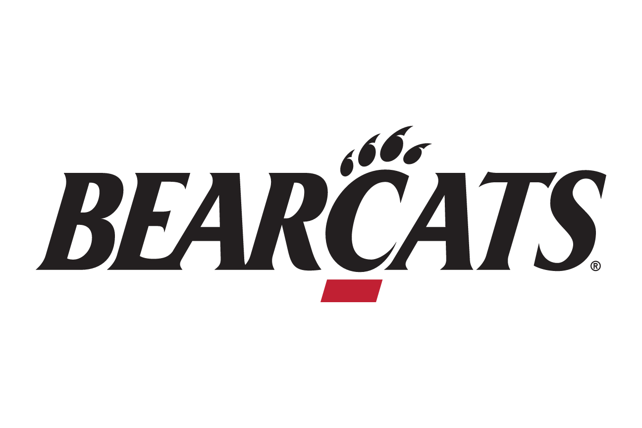 Bearcats wordmark, black variant, cell 8