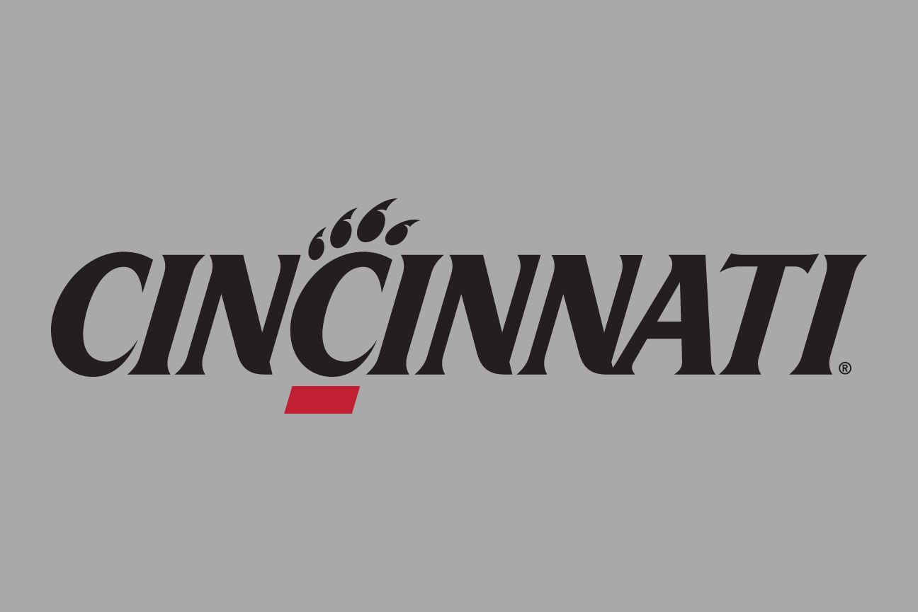 Cincinnati wordmark, white on gray variant, cell 14