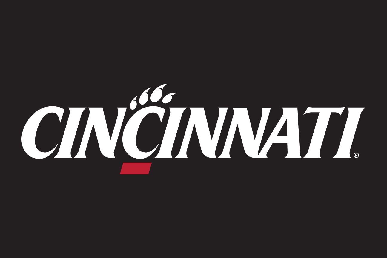 Cincinnati wordmark, white on black variant, cell 18
