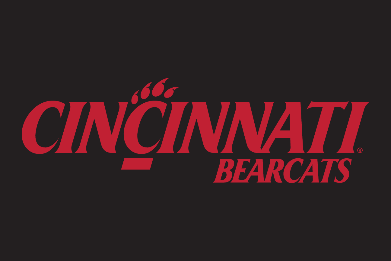 Cincinnati wordmark, red/black on red variant, cell 21