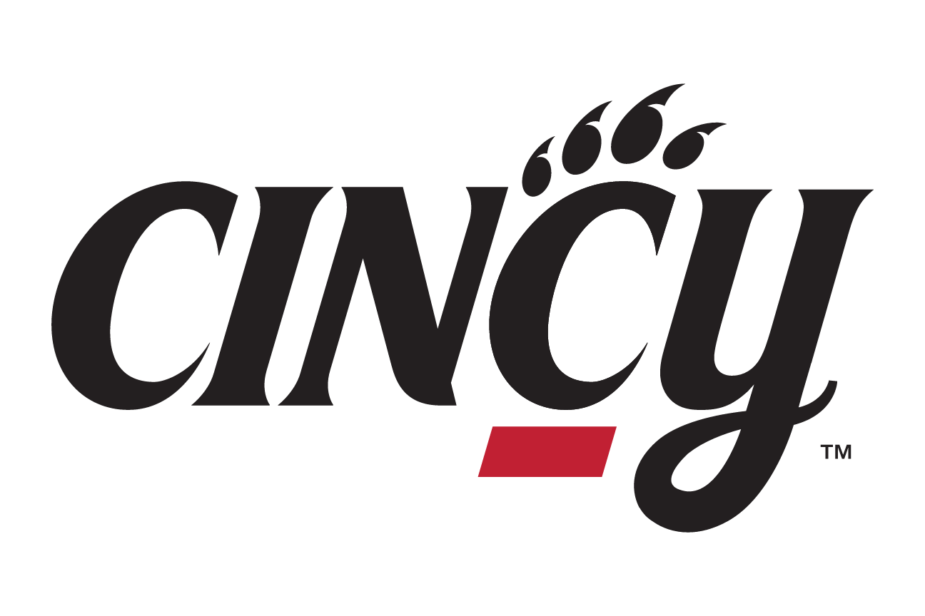 Cincy wordmark, black/red variant, cell 23