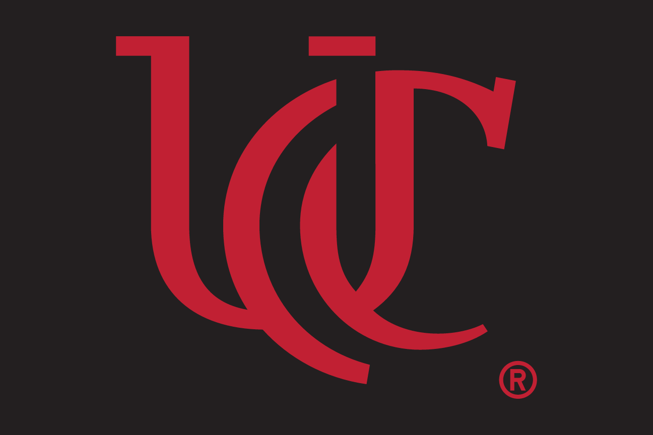 UC monogram, white on black variant, cell 33