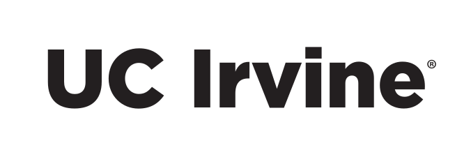 UC Irvine wordmark, black variant, cell 11