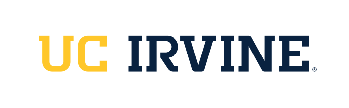 UC IRVINE wordmark, gold and blue variant, cell 81