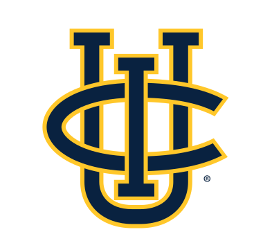 UCI monogram, blue and gold variant, cell 44