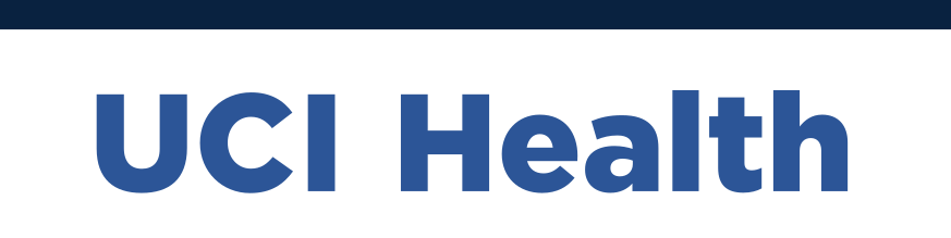 UCI Health wordmark, blue variant, cell 94
