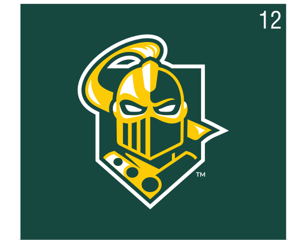 mascot head, full color on green variant, cell 12