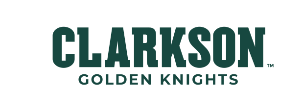 Clarkson Golden Knights wordmark, black variant, cell 15