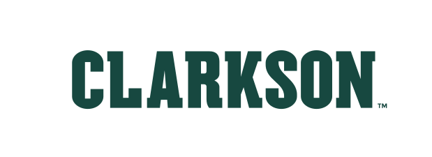 Clarkson wordmark, black variant, cell 16