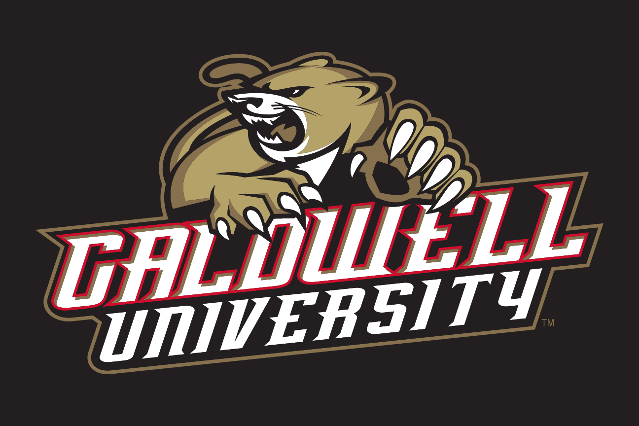 Caldwell University athletic mark, full color reverse variant, cell 17