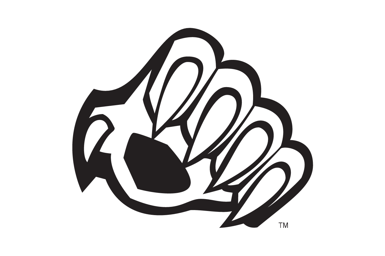 cougar paw mark, black/white variant, cell 82