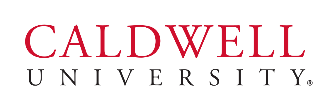 Caldwell University institutional wordmark, full color variant, cell 11