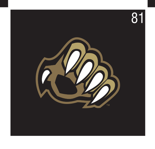 cougar paw mark, color on dark variant, cell 81