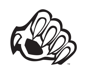 cougar paw mark, black/white variant, cell 82