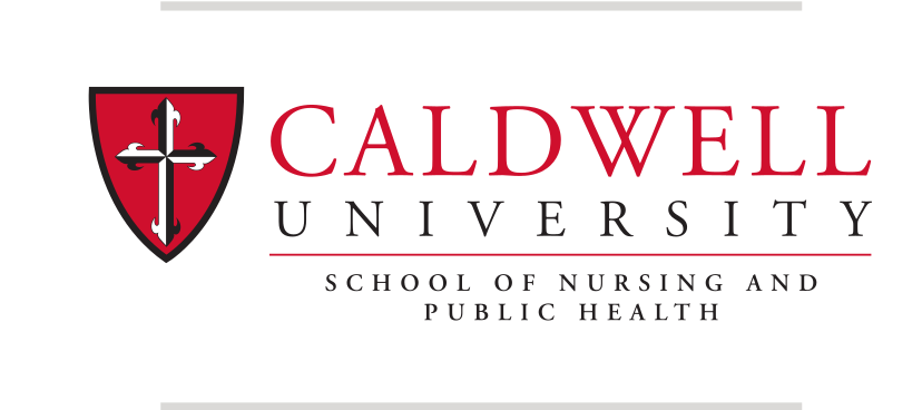 Caldwell University School of Nursing and Public Health logo, full color on white variant, cell 228