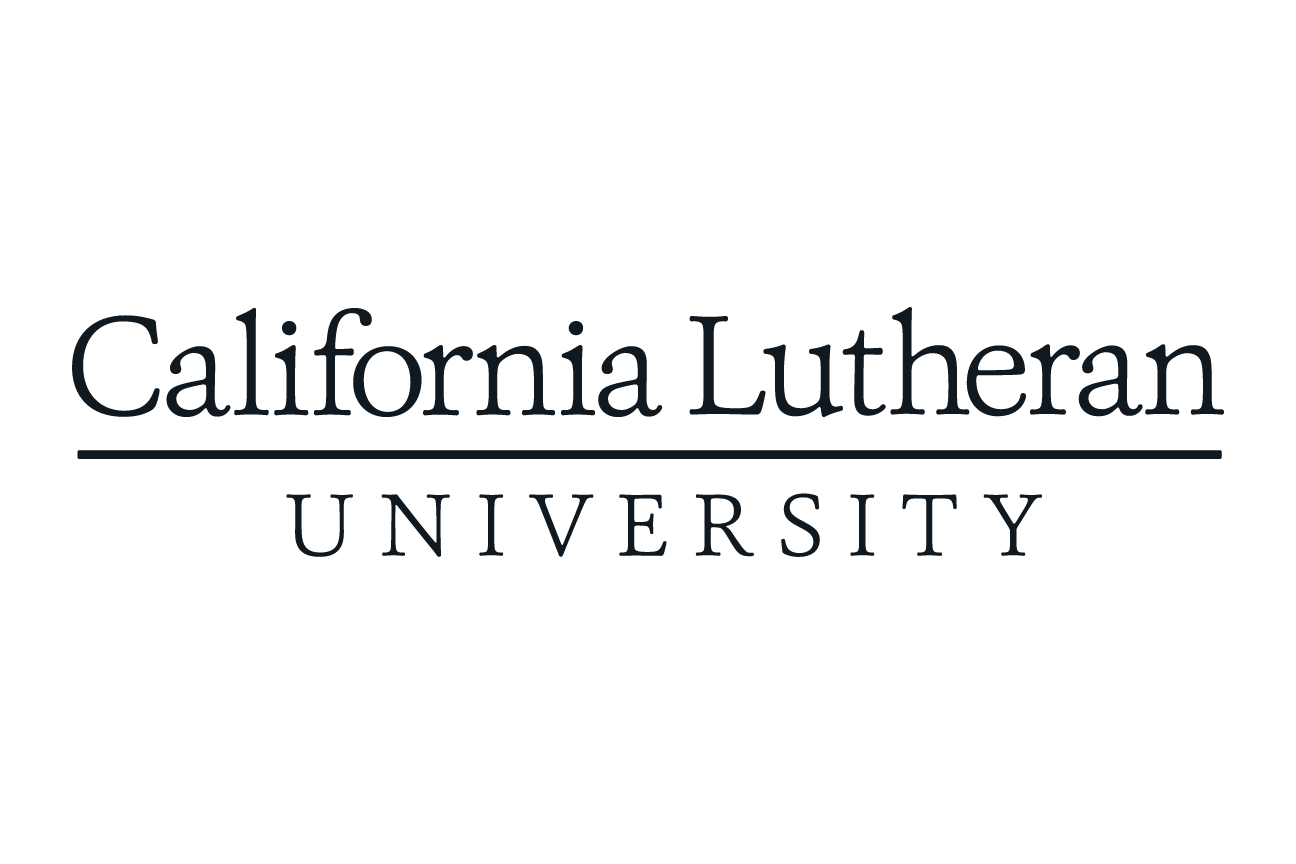 California Lutheran University wordmark, black variant, cell 5