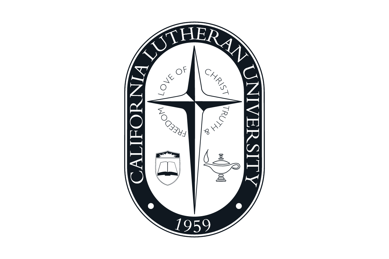 California Lutheran University seal, black variant, cell 21