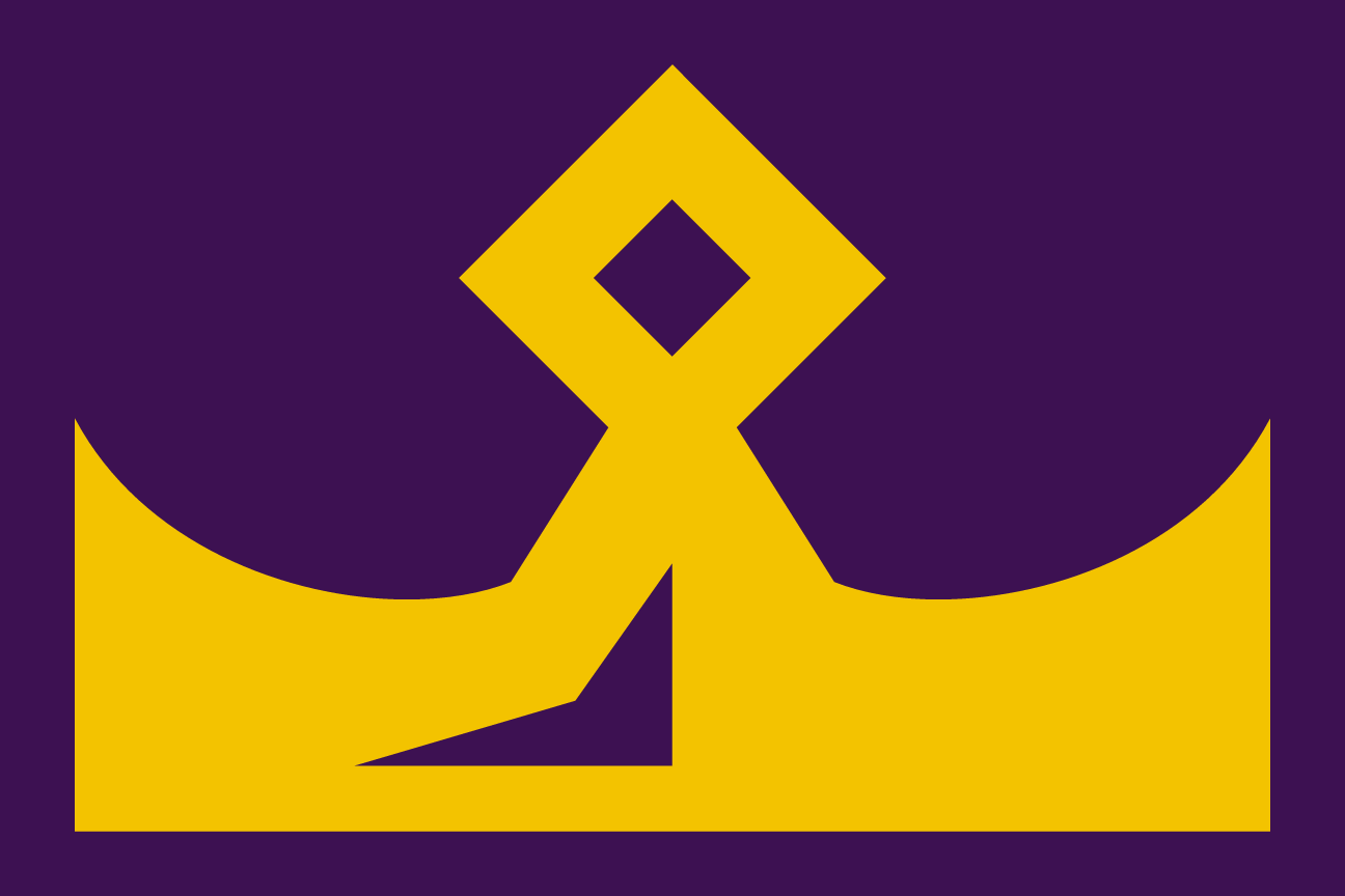 crown icon, gold/purple on purple variant, cell 43