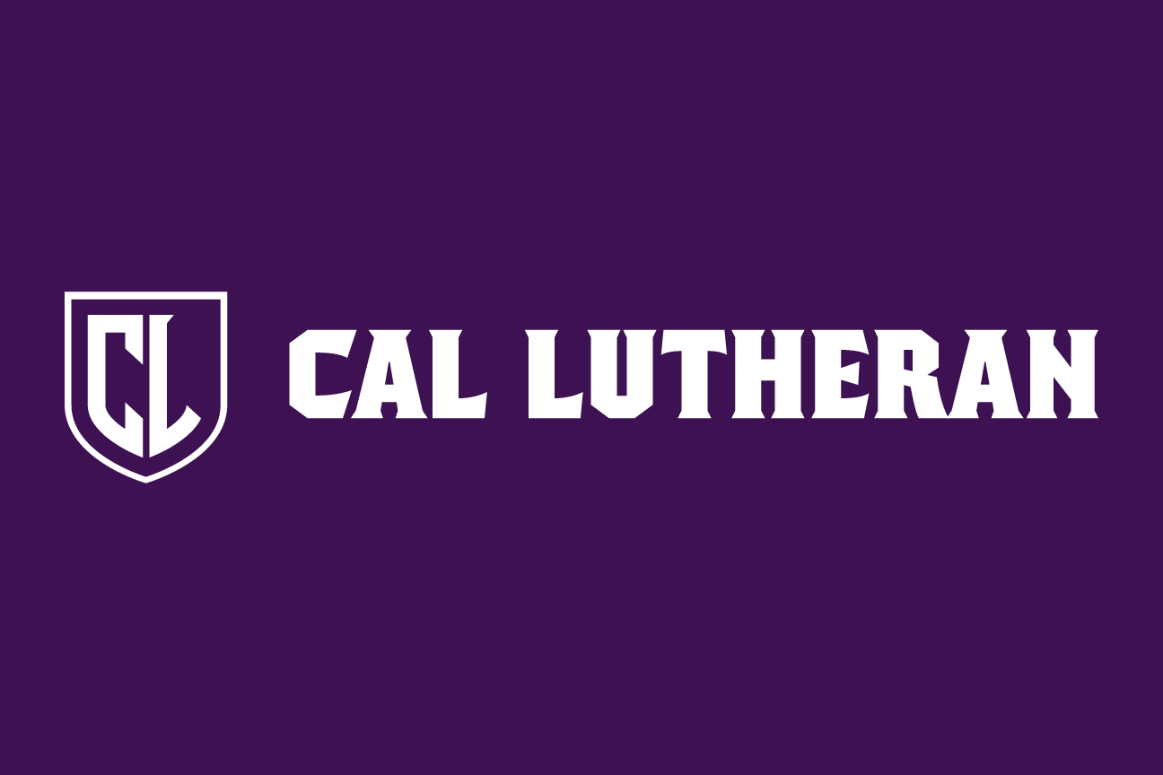 CL monogram in shield horizontal lockup, white on purple variant, cell 66