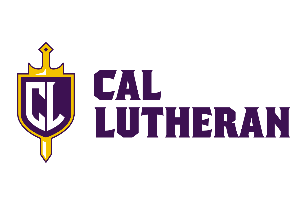 CL monogram with sword/crown side-by-side lockup, gold/purple/white variant, cell 76
