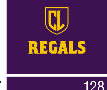 Regals spirit mark, color on dark, stacked variant, cell 125