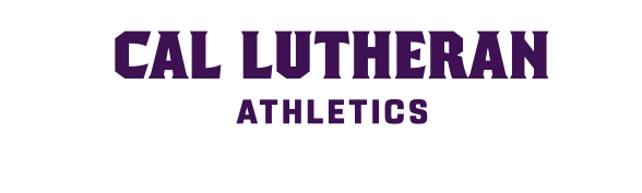 Cal Lutheran Athletics lockup, wordmark, color variant, cell 142