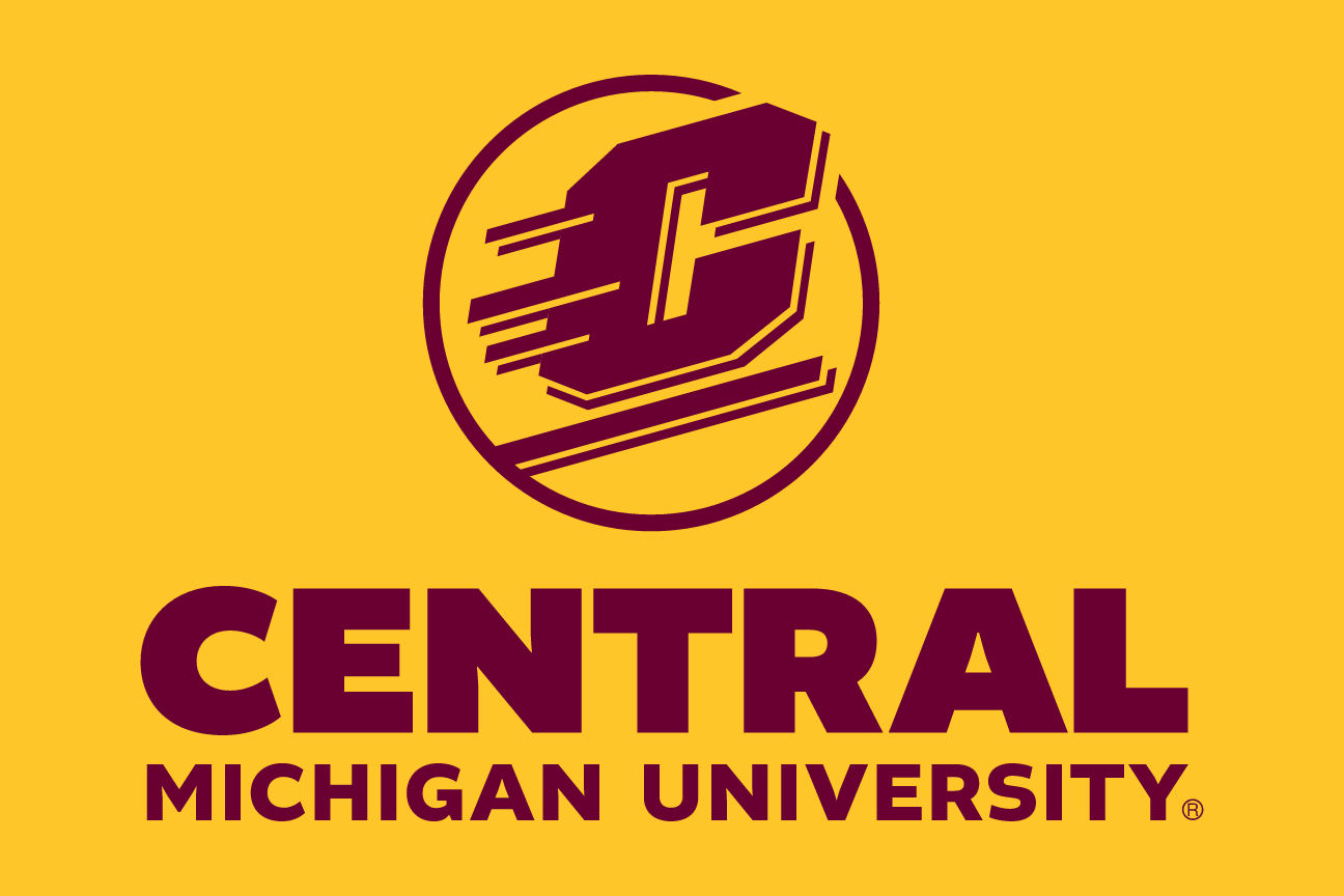 Action Combination Mark, vertical, one-color gold on maroon variant, cell 17