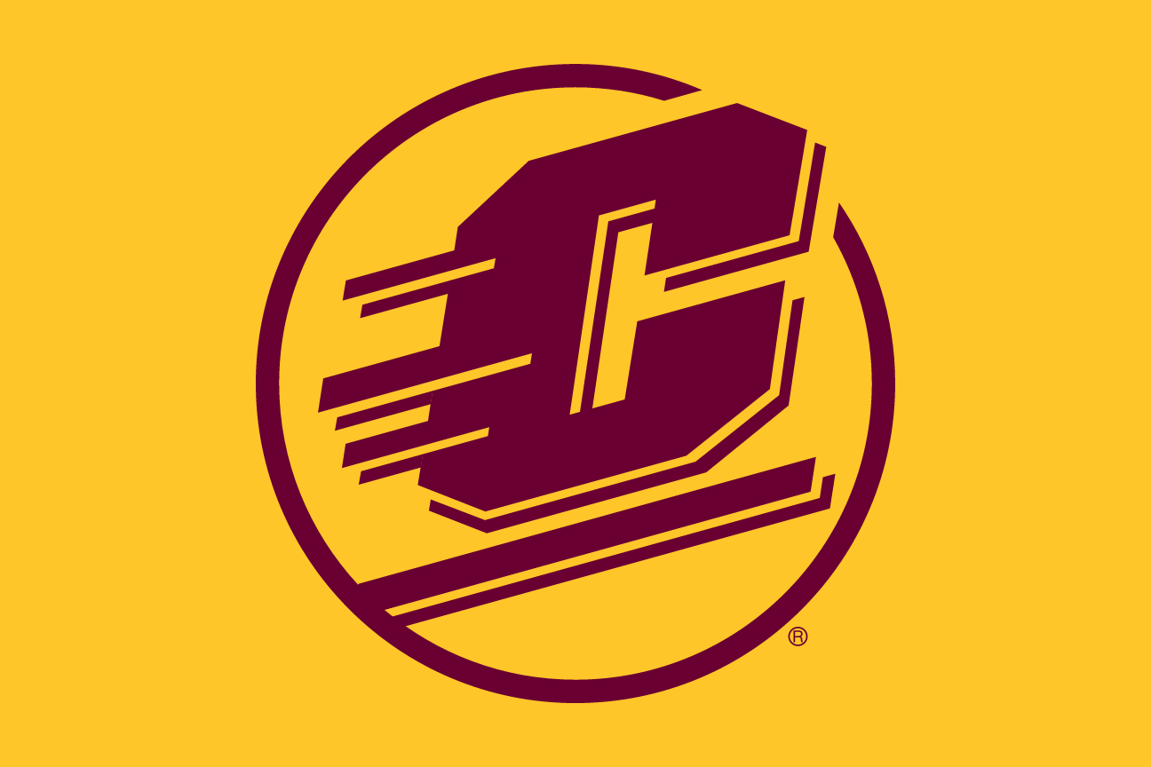 Circle Action C, one-color maroon on gold variant, cell 34