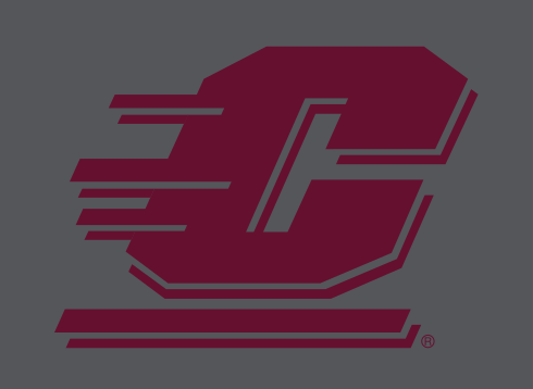 Action C mark, one-color maroon on gray variant, cell 8