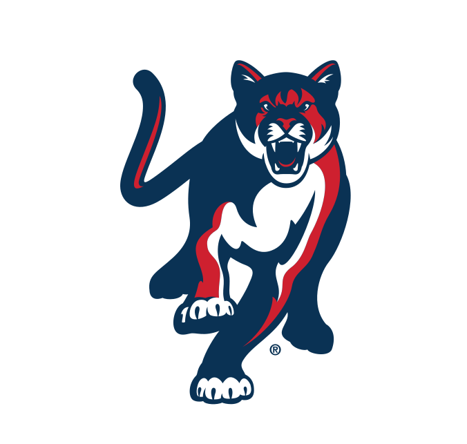 Cougar mascot, full color on white variant, cell 25