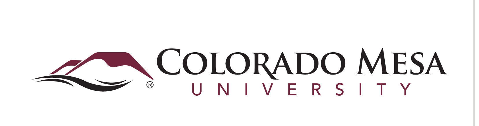 Colorado Mesa University logo, full color variant, cell 1