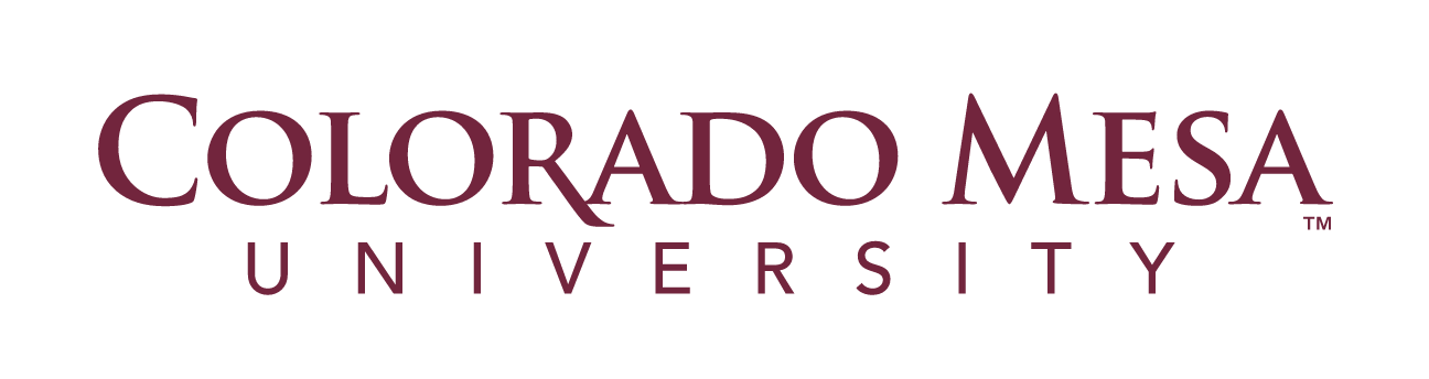 Colorado Mesa University wordmark, maroon variant, cell 8