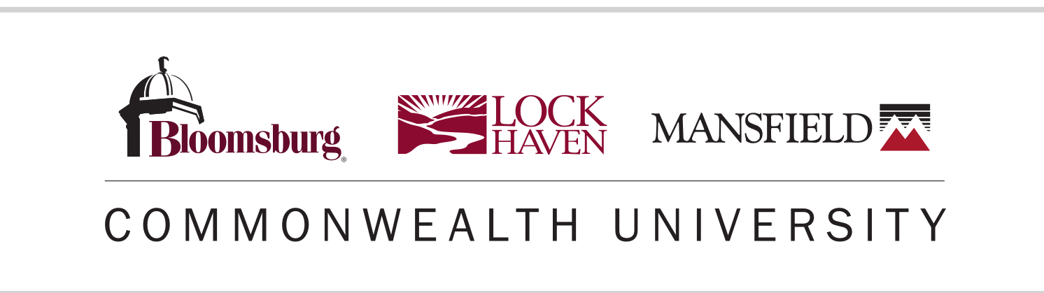 Commonwealth University institutional marks, color, short university name variant, cell 7