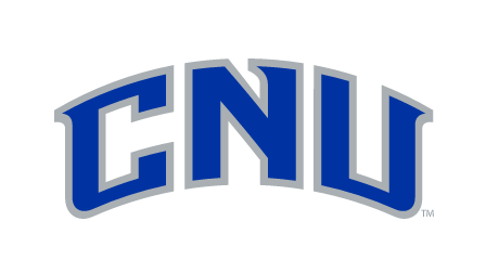 CNU arched initials, blue with silver outline variant, cell 4