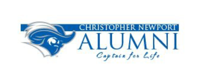 Christopher Newport Alumni logo, full color variant, cell 28