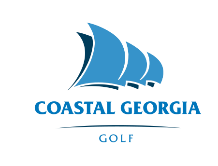 sail graphic with sport wordmark, blue, golf variant, cell 43