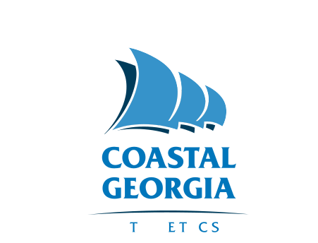 sail graphic with sport wordmark, blue, athletics variant, cell 46